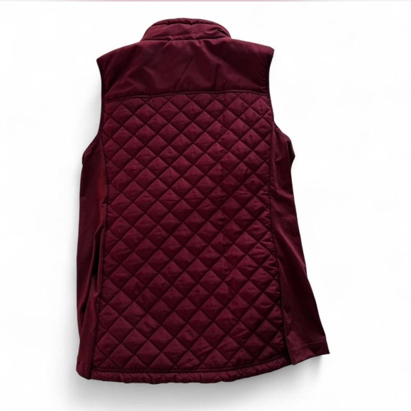 Maurices Burgundy Quilted Vest - Picture 2 of 3